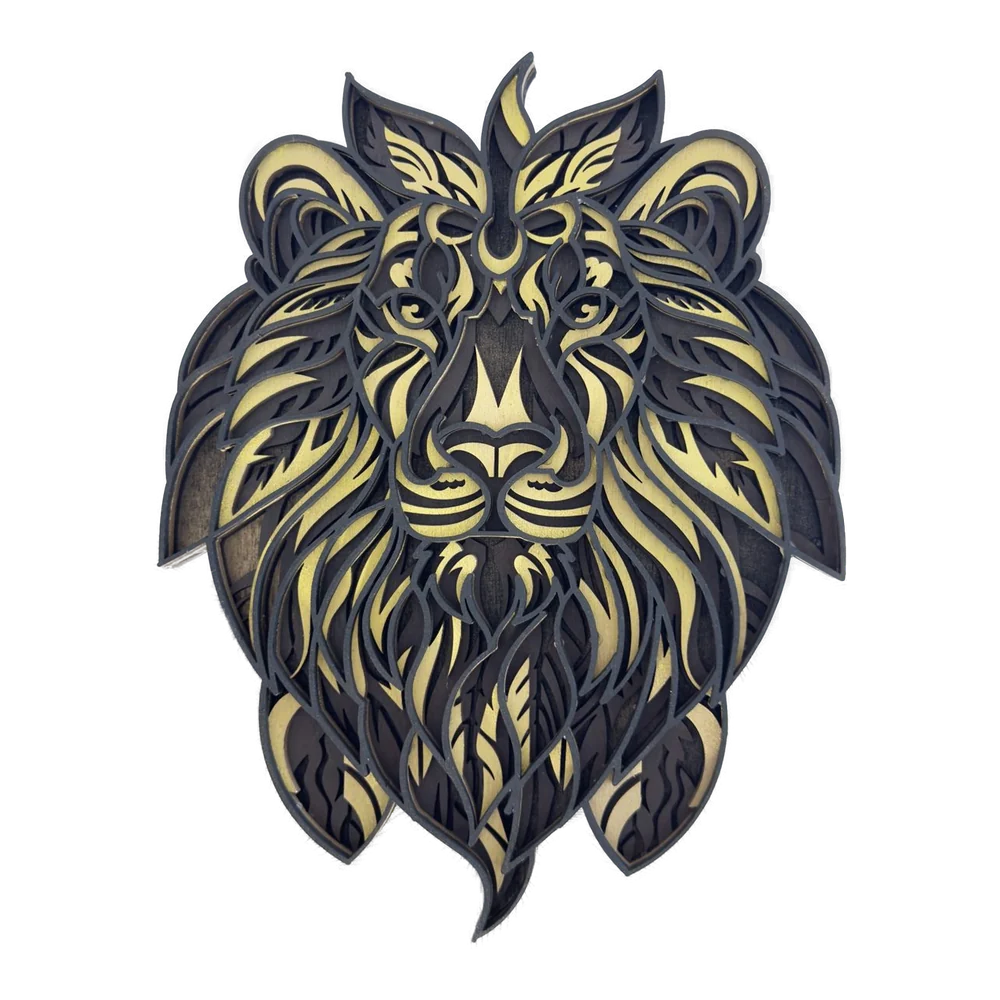 Lion multi-layer sign