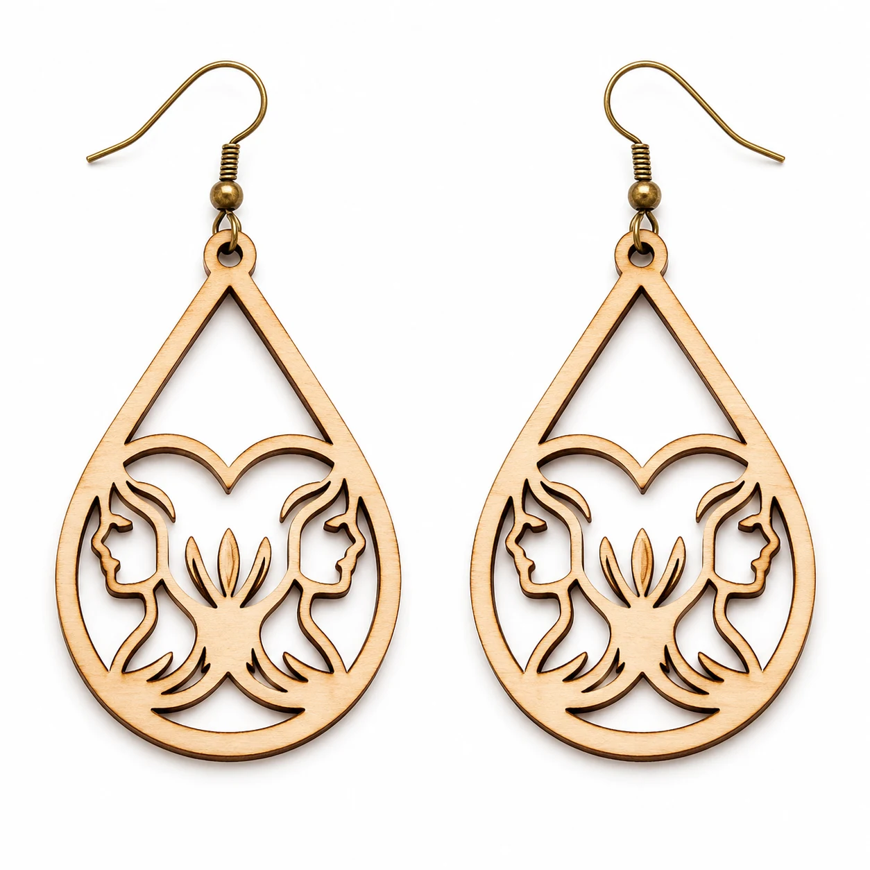 Gemini earrings