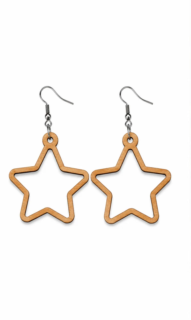 Star earrings