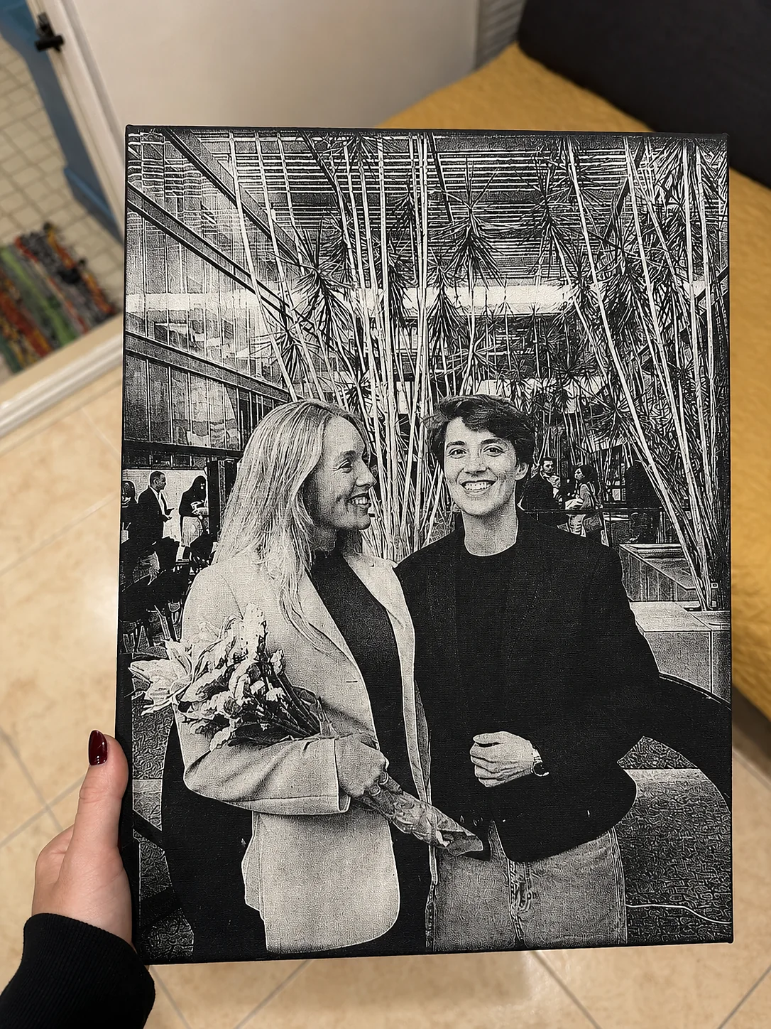 Photo Engraved Canvas additional view 1